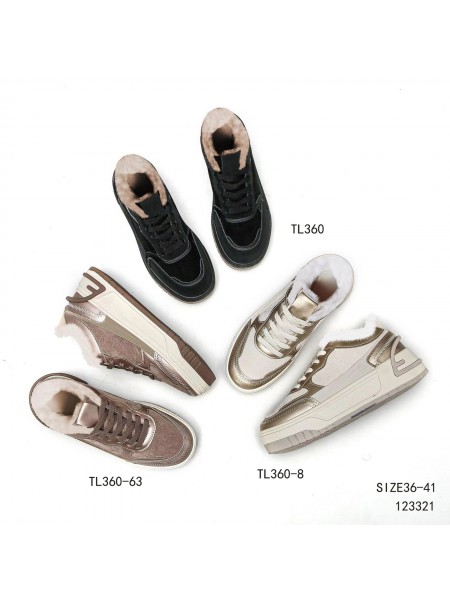 Sneakersy Damskie Ocieplane